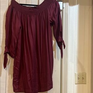 Burgundy dress size large